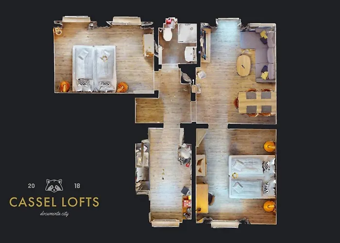 Lofts - Komfortable Fuer 4 Mit Balkon Nahe Vw-werk * カッセル